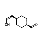 CAS 登录号：211995-99-2， 顺式-4-[(1Z)-1-丙烯-1-基]环己烷甲醛