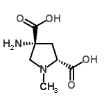 CAS#: 213619-98-8， (2R,4R)-4-Amino-1-Methyl-2,4-Pyrrolidinedicarboxylic Acid