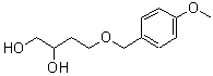 结构式 CAS# 213978-61-1, 4-[(4-甲氧基苄基)氧基]-1,2-丁二醇