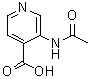 structure of CAS# 215103-12-1, 3-Acetamidoisonicotinic Acid;3-(Acetylamino)-4-pyridinecarboxylicacid;3-(Acetylamino)isonicotinic acid;3-(acetylamino)pyridine-4-carboxylic acid