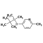 CAS#: 215232-65-8， 5-{[Dimethyl(2-Methyl-2-Propanyl)Silyl]Oxy}-2-Methylpyridine