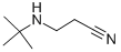 structure of CAS# 21539-53-7, 3-[(1,1-Dimethylethyl)Amino]-Propanenitrile;3-(Tert-Butylamino)Propionitrilie;3-(Tert-Butylamino)Propanenitrile;3-(TERT-BUTYLAMINO)PROPIONITRILE