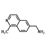 structure of CAS# 215454-32-3, 1-(1-Methyl-6-Isoquinolinyl)Methanamine;(1-methylisoquinolin-6-yl)methanamine