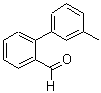 structure of CAS# 216443-17-3, 3'-Methyl-2-Biphenylcarbaldehyde;[1,1'-BIPHENYL]-2-CARBOXALDEHYDE,3'-METHYL-;2-(3-methylphenyl)benzaldehyde;3'-Methoxy[1,1'-biphenyl]-3-amine