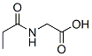 structure of CAS# 21709-90-0, N-(1-Oxopropyl)-Glycine;2-(1-Oxopropylamino)Acetic Acid;2-Propionamidoacetic Acid;2-(Propanoylamino)Ethanoic Acid