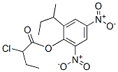 结构式 CAS# 2183-38-2, (2,4-二硝基苯基) 2-氯-2-乙基-3-甲基戊酸酯