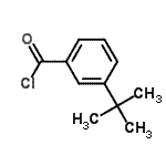 结构式 CAS# 21900-36-7, 3-(2-甲基-2-丙基)苯甲酰氯