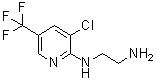 结构式 CAS# 219478-19-0, N-[3-氯-5-(三氟甲基)-2-吡啶基]-1,2-乙二胺