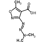 CAS#: 219617-64-8， 3-[(1E)-3,3-Dimethyl-1-Triazen-1-Yl]-5-Methyl-1,2-Oxazole-4-Carboxylic Acid