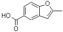 structure of CAS# 219763-06-1, 2-Methyl-1-Benzofuran-5-Carboxylic Acid;2-methyl-1-benzofuran-5-carboxylic acid;2-Methyl-6-nitro-4-(trifluoromethoxy)benzonitrile;2-methylbenzo[b]furan-5-carboxylic acid