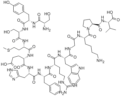 结构式 CAS# 22006-64-0, alpha1-13-促肾上腺皮质激素