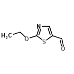 structure of CAS# 220389-76-4, 2-Ethoxy-1,3-Thiazole-5-Carbaldehyde;2-ethoxythiazole-5-carbaldehyde;2-Ethoxy-thiazole-5-carbaldehyde;MFCD09693783