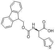 structure of CAS# 220497-90-5, Fmoc-D-3-Thienylalanine