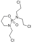 structure of CAS# 22089-22-1, N,N,3-Tris(2-Chloroethyl)Tetrahydro-2H-1,3,2-Oxazaphosphorin-2-Amine 2-Oxide;N,N,3-Tris(2-Chloroethyl)-2-Oxo-1-Oxa-3-Aza-2$L^{5}-Phosphacyclohexan-2-Amine;(2R)-N,N,3-Tris(2-Chloroethyl)-2-Oxo-1-Oxa-3-Aza-2$L^{5}-Phosphacyclohexan-2-Amine;Bis(2-Chloroethyl)-[(2S)-3-(2-Chloroethyl)-2-Keto-1-Oxa-3-Aza-2$L^{5}-Phosphacyclohex-2-Yl]Amine