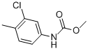 structure of CAS# 22133-20-6, Methyl 3-Chloro-4-Methylcarbanilate;Methyl N-(3-Chloro-4-Methyl-Phenyl)Carbamate;N-(3-Chloro-4-Methylphenyl)Carbamic Acid Methyl Ester;N-(3-Chloro-4-Methyl-Phenyl)Carbamic Acid Methyl Ester