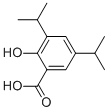 结构式 CAS# 2215-21-6, 2-羟基-3,5-二(丙-2-基)苯甲酸