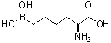 结构式 CAS# 222638-65-5, 6-(硼酸基)正亮氨酸