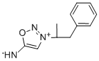 structure of CAS# 22293-47-6, Feprosidnine;3-(1-Methyl-2-Phenyl-Ethyl)Oxadiazol-2-Ium-5-Amine Chloride;3-(1-Methyl-2-Phenylethyl)-5-Oxadiazol-2-Iumamine Chloride;[3-(1-Methyl-2-Phenyl-Ethyl)Oxadiazol-2-Ium-5-Yl]Amine Chloride