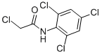 structure of CAS# 22303-34-0, 2-Chloro-N-(2,4,6-Trichlorophenyl)Acetamide;2-Chloro-N-(2,4,6-Trichlorophenyl)Ethanamide;Acetamide, 2-Chloro-N-(2,4,6-Trichlorophenyl)-;Aids-019051