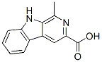 structure of CAS# 22329-38-0, 1-Methyl-beta-Carboline-3-Carboxylic Acid;1-Methyl-9H-$B-Carboline-3-Carboxylic Acid;1-Methyl-9H-Beta-Carboline-3-Carboxylic Acid;Bas 00319127