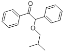 structure of CAS# 22499-12-3, 2-(2-Methylpropoxy)-1,2-Diphenyl-Ethanone;2-Isobutoxy-1,2-Di(Phenyl)Ethanone;195782_Aldrich;2-Isobutoxy-2-Phenylacetophenone