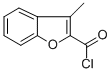 structure of CAS# 2256-86-2, 3-Methyl-1-Benzofuran-2-Carbonyl Chloride;3-Methylbenzofuran-2-Carbonyl Chloride;3-Methyl-2-Benzofurancarbonyl Chloride;541540_Aldrich