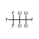 structure of CAS# 2268-44-2, 1,1,2,2-Tetrachloro-1,3,3,3-Tetrafluoropropane;1,1,2,2-Tetrachloro-1,3,3,3-tetrafluoropropane;1,1,2,2-Tetrachlorotetrafluoropropane;MFCD00045232
