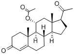 结构式 CAS# 2268-98-6, 11-alpha-乙酰氧基黄体酮