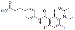CAS#: 22708-45-8， 3-[4-[[3-(Acetyl-Ethyl-Amino)-2,4,6-Triiodo-Benzoyl]Amino]Phenyl]Propanoic Acid