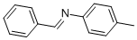 structure of CAS# 2272-45-9, N-(4-Methylphenyl)-1-Phenylmethanimine;N-(4-Methylphenyl)-1-Phenyl-Methanimine;Benzylidene-(4-Methylphenyl)Amine;4-Methyl-N-[(1E)-Phenylmethylene]Aniline