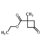 结构式 CAS# 227607-44-5, 乙基1-甲基-3-氧代环丁烷羧酸酯