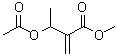 结构式 CAS# 22787-68-4, 3-乙酰氧基-2-亚甲基丁酸甲酯