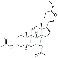 CAS#: 2284-36-8， 3a,7a-Dihydroxy-5b-Chol-11-en-24-oic acid methyl ester diacetate