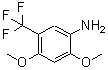 结构式 CAS# 228401-47-6, 2,4-二甲氧基-5-(三氟甲基)苯胺
