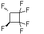 结构式 CAS# 23012-94-4, (3S,4S)-1,1,2,2,3,4-六氟环丁烷