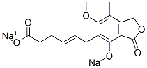 CAS#: 23047-11-2, 6-(1,3-Dihydro-4-Sodiooxy-6-Methoxy-7-Methyl-3-Oxoisobenzofuran-5-Yl)-4-Methyl-4-Hexenoic Acid Sodium Salt