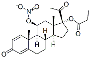 CAS#: 23074-99-9， 11beta,17-Dihydroxypregna-1,4-Diene-3,20-Dione 11-Nitrate 17-Propionate