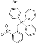 结构式 CAS# 23308-83-0, (2-硝基苄基)三苯基鏻溴化物单水合物