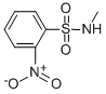 structure of CAS# 23530-40-7, N-Methyl-2-Nitro-Benzenesulfonamide;N-Methyl-2-Nitro-Benzenesulfonamide;Bas 00623135;Ag-690/11632139