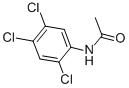 structure of CAS# 23627-24-9, 2,4,5-Trichloroacetanilide;N-(2,4,5-Trichlorophenyl)Ethanamide;Zinc00394891