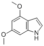 structure of CAS# 23659-87-2, 4,6-Dimethoxy-1H-Indole;1H-Indole, 4,6-Dimethoxy-;4,6-DIMETHOXY-1H-INDOLE;4,6-DIMETHOXYINDOLE