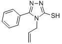 structure of CAS# 23714-53-6, 4-Allyl-5-Phenyl-4H-[1,2,4]Triazole-3-Thiol;4-Allyl-5-Phenyl-2H-1,2,4-Triazole-3-Thione;Smr000059237;Sr-01000415008-2