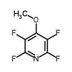 结构式 CAS# 2375-90-8, 2,3,5,6-四氟-4-甲氧基吡啶