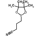 structure of CAS# 238088-16-9, 4-(4,4,5,5-Tetramethyl-1,3,2-Dioxaborolan-2-Yl)Butanenitrile;3-Cyano-1-propylboronic acid pinacol ester;3-Cyanoprop-1-ylboronic acid, pinacol ester;4-(4,4,5,5-Tetramethyl-1,3,2-dioxaborolan-2-yl)butyronitrile