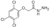 structure of CAS# 2381-77-3, 2-(2,4,5-Trichlorophenoxy)Ethanehydrazide;(2,4,5-Trichlorophenoxy)Acetic Acid Hydrazide;Acetic Acid, (2,4,5-Trichlorophenoxy)-, Hydrazide;2,4,5-Trichlorophenoxyacetic Acid, Hydrazide