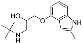 structure of CAS# 23869-98-9, 4-(2-Hydroxy-3-Tert-Butylaminopropoxy)-2-Methylindole;Oprea1_317174;Indole-2,4-Methylaminopropoxy-N-Tert-Butyl Tartrate;Smr000125759