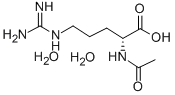 结构式 CAS# 2389-86-8, (2R)-2-乙酰氨基-5-(二氨基亚甲基铵基)戊酸酯