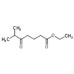structure of CAS# 24071-98-5, Ethyl 6-Methyl-5-Oxoheptanoate;Ethyl 6-methyl-5-oxoheptanoate