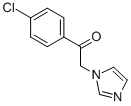 structure of CAS# 24155-32-6, 1-(4-Chlorophenyl)-2-(1H-Imidazol-1-Yl)-1-Ethanone;1-(4-Chlorophenyl)-2-Imidazol-1-Yl-Ethanone;1-(4-Chlorophenyl)-2-(1-Imidazolyl)Ethanone;1E-184