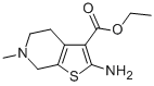 structure of CAS# 24237-39-6, Ethyl 2-Amino-6-Methyl-4,5,6,7-Tetrahydrothieno[2,3-c]Pyridine-3-Carboxylate